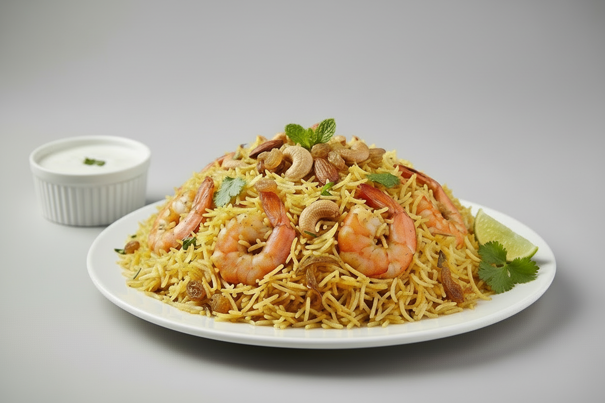 Shrimp Biryani