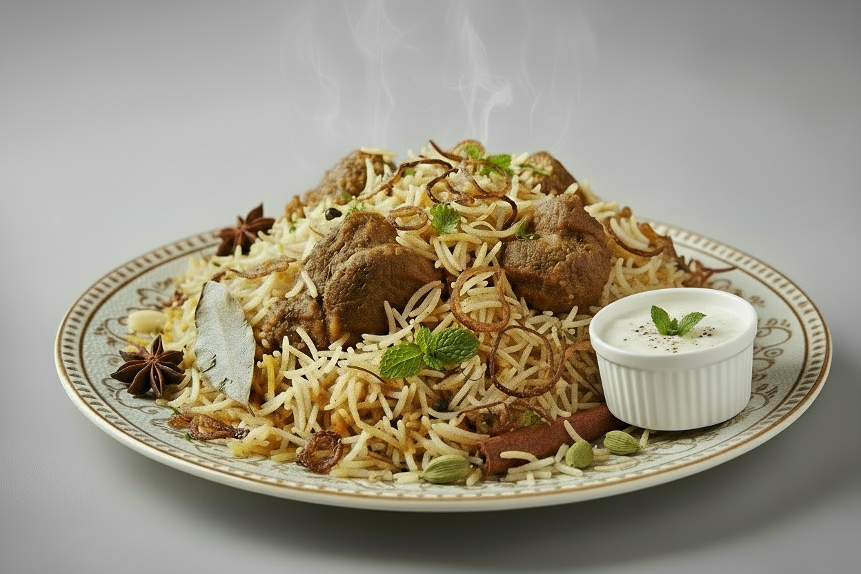 goat biryani